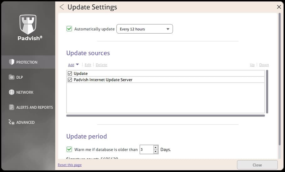 Saving the Signature Database File Path - 1
