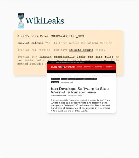 گزارش WikiLeaks درباره شناسایی و مقابله پادویش با تهدیدات پیشرفته